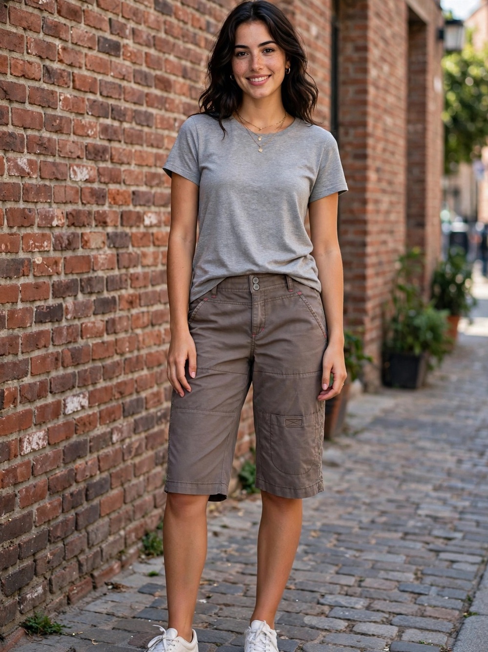Title Nine Women’s Dark Brown Cargo Shorts